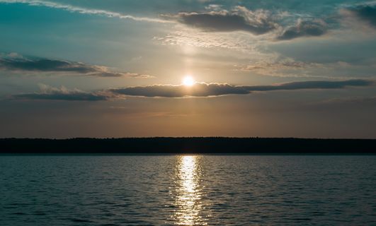 光, 耀斑, 阳光, 自然, 户外, Portage 湖, 天空, 查塞尔