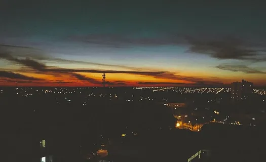 空中、照片、灯光、建筑物、夜间、城市、日落、黄昏 空中、照片、灯光、建筑物、夜间、城市、日落、黄昏
