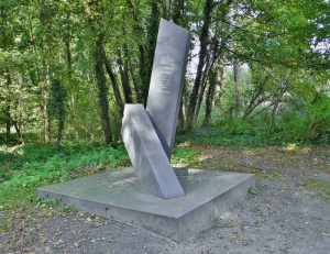 纪念碑，驱逐，jüd，同胞，1933-1945年城堡公园，schöneiche，树，植物