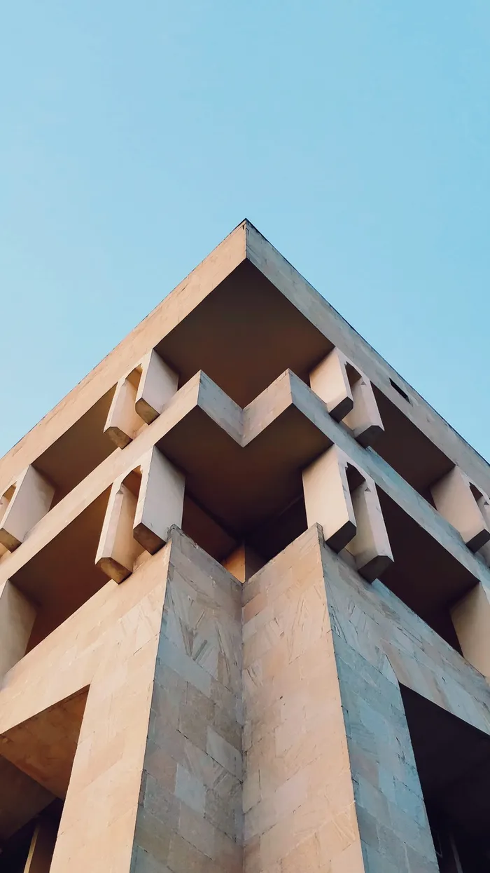 建设, 架构, 角落, 办公楼, 阿塞拜疆, 巴库, 城市, 混凝土