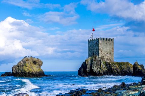 砖砌的水体城堡