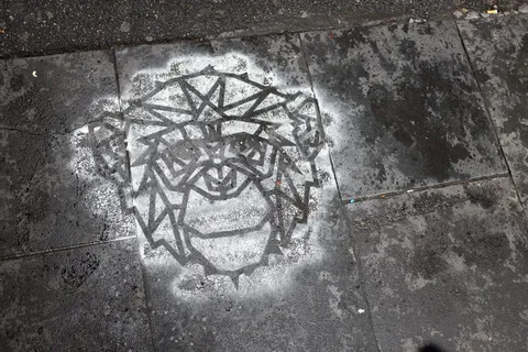 澳大利亚，墨尔本，艺术，路面，时髦，设计，猿，创造