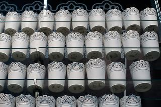 采购，花盆，货架，白色，展示，玻璃，玻璃货架，商品展示