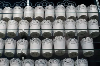 采购，花盆，货架，白色，展示，玻璃，玻璃货架，商品展示