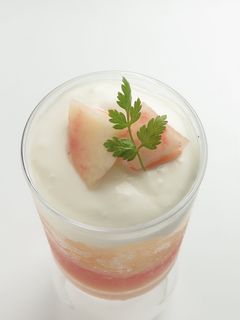 蛋糕，桃子，甜点，食物，甜食，水果，美味，糖