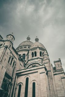 巴黎，蒙马特，法国，艺术家，石头，上帝，黑暗，天空