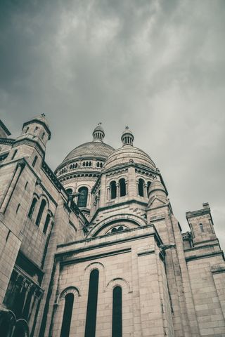 巴黎，蒙马特，法国，艺术家，石头，上帝，黑暗，天空