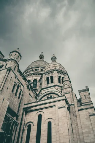 巴黎，蒙马特，法国，艺术家，石头，上帝，黑暗，天空