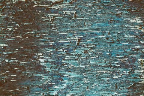 木头上划伤的蓝色纹理