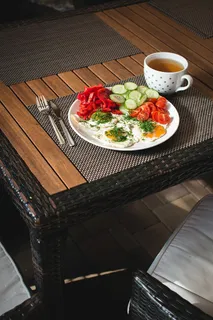 古希腊早餐鸡蛋和蔬菜 古希腊早餐鸡蛋和蔬菜