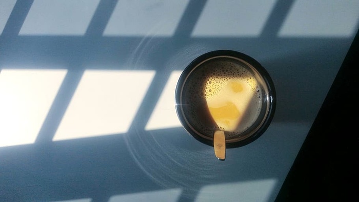 咖啡，棕色，咖啡因，早晨，光线，阴影，高光，平坦