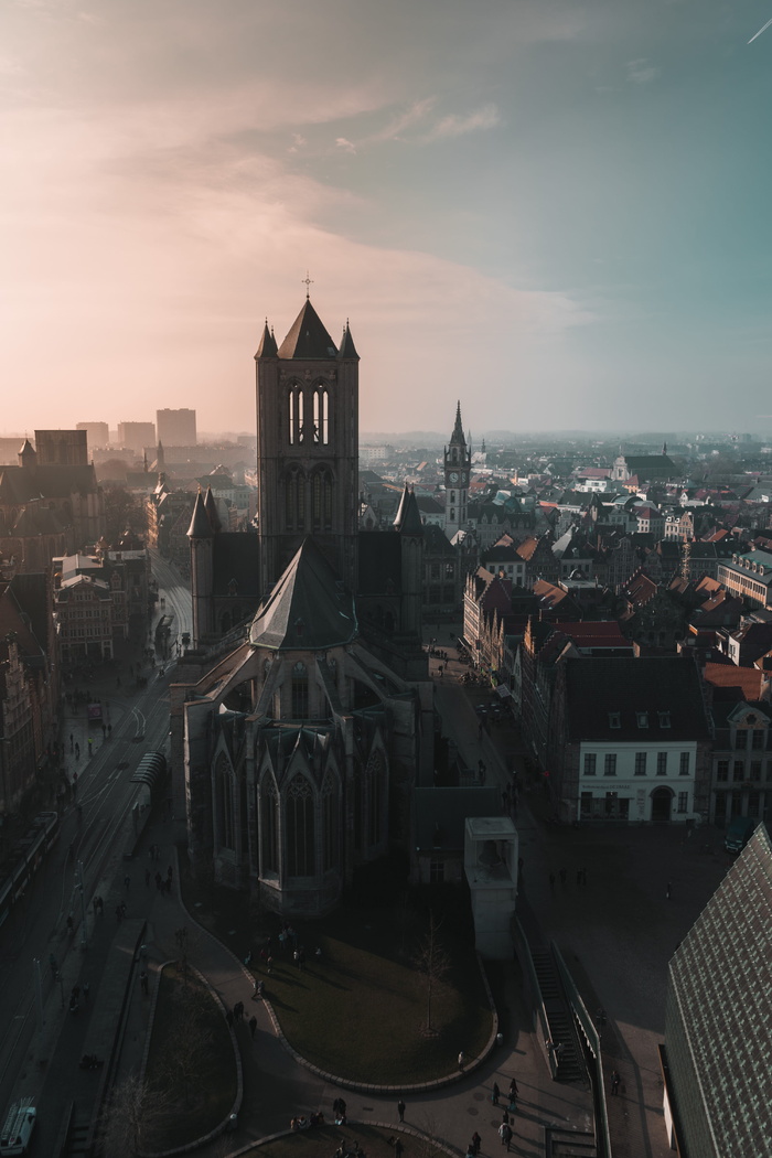 大教堂航拍照片