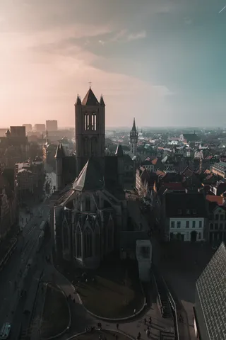 大教堂航拍照片