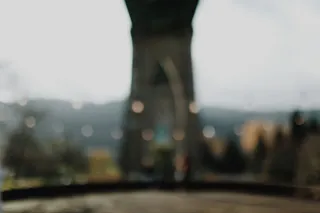 美国, 波特兰, 灯, 树, 桥, 自然, 散景, 一个人