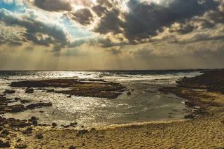 风景，自然，云，海，岩石海岸，风景，风景，秋天