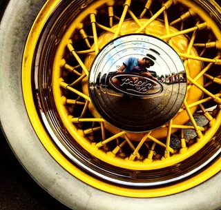 topeka，美国，卡车，车轮，黄色，反射，摄影师，经典