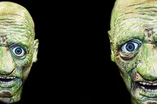 僵尸头剪贴画，万圣节，怪物，脸，眼睛，眼睛，季节