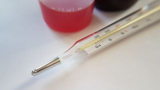 体温、温度计、发烧、工具、测量、测量、药物、治疗