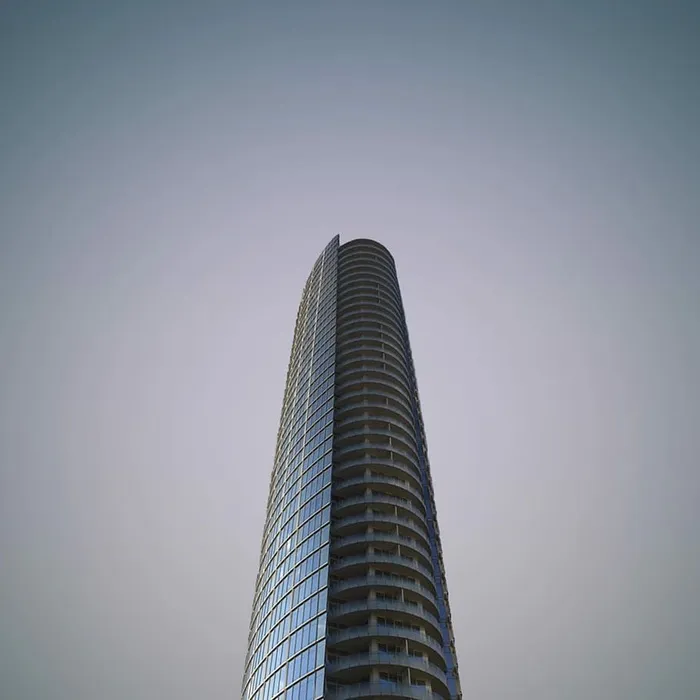 摩天大楼、建筑、建筑、塔楼、现代、低角度视图、已建结构、建筑外部