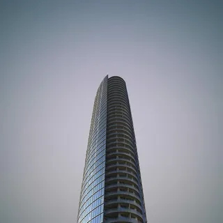 摩天大楼、建筑、建筑、塔楼、现代、低角度视图、已建结构、建筑外部