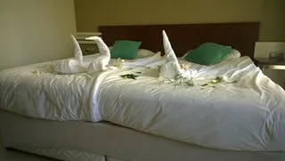 双人床, 床, 装饰, 假日, 酒店, 床单, 枕头, 毛巾