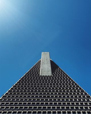 旧金山, 美国, 泛美金字塔, 对称性, 建设, 天空, 架构, 泛美