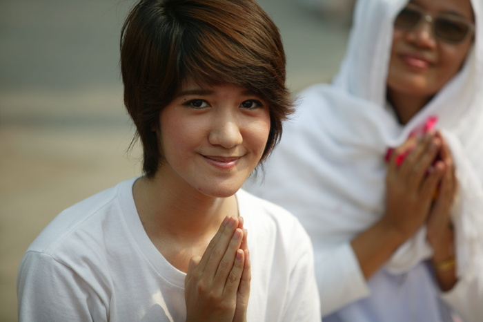 祈祷、佛教徒、佛教、泰国、人民、亚洲、wat、phra dhammakaya