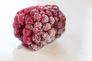 macro、午餐、红色、冰、玉米、水果、草莓、覆盆子