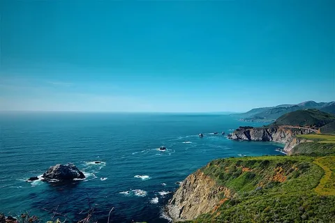 航空,摄影,山崖,水,绿色,海滩,悬崖,边 航空,摄影,山崖,水,绿色,海滩,悬崖,边