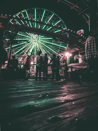 美国，加州圣莫尼卡，码头，圣莫尼卡码头，心情，氛围，景观