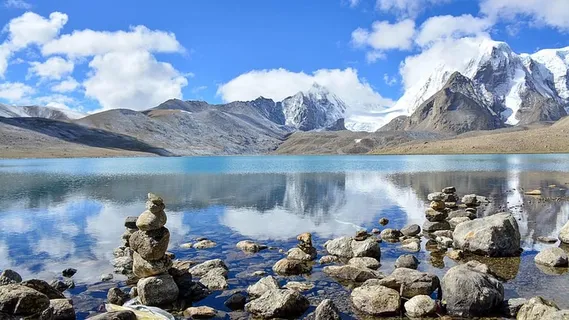 冒险、云彩、日光、徒步旅行、湖泊、风景、山脉、户外