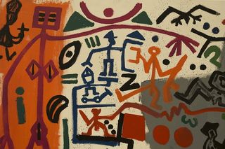 展览，博物馆，艺术，画廊，看，参观者，人，观看