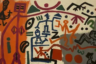 展览，博物馆，艺术，画廊，看，参观者，人，观看