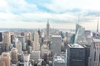 纽约，美国，纽约天际线，帝国大厦，曼哈顿，曼哈顿天际线，纽约市一世贸中心