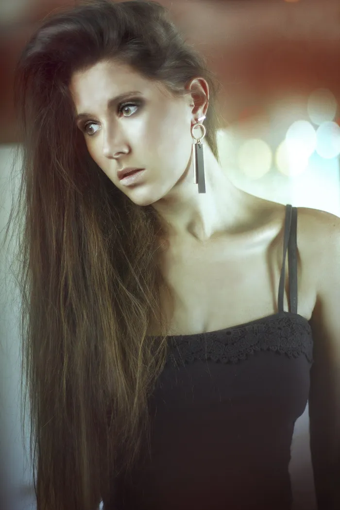 女人，时尚，肖像，年轻，漂亮，深色，成年人，优雅