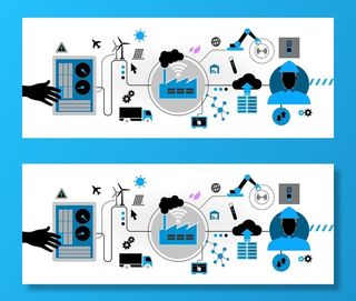 工业-工业-自动化-制造-灯光背景