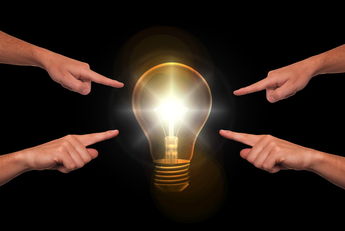 团队，团队合作，头脑风暴，手，手指，思想闪光，闪光，梨