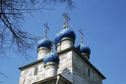 教堂,俄罗斯东正教,白色建筑,建筑,蓝色圆顶,洋葱圆顶,宗教,蓝天 教堂,俄罗斯东正教,白色建筑,建筑,蓝色圆顶,洋葱圆顶,宗教,蓝天