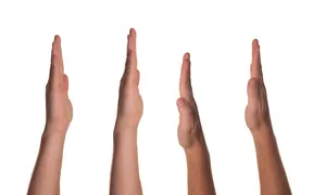 照片，四，手，学习，问候，引导，帮助，引导