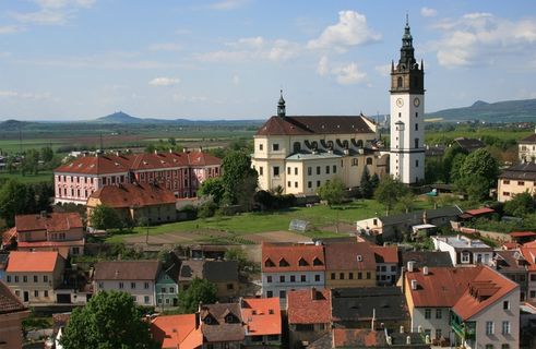 litomerice，捷克*，城市，教堂，景观，建筑，建筑，欧洲