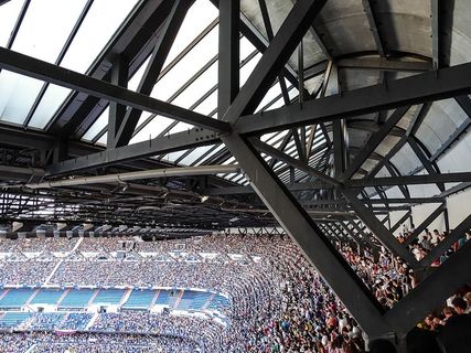 结构、体育场、建筑、建筑、工程、城市、城市、马德里