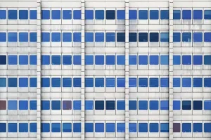白色、蓝色、彩色图表、窗口、图案、建筑、建筑、网格