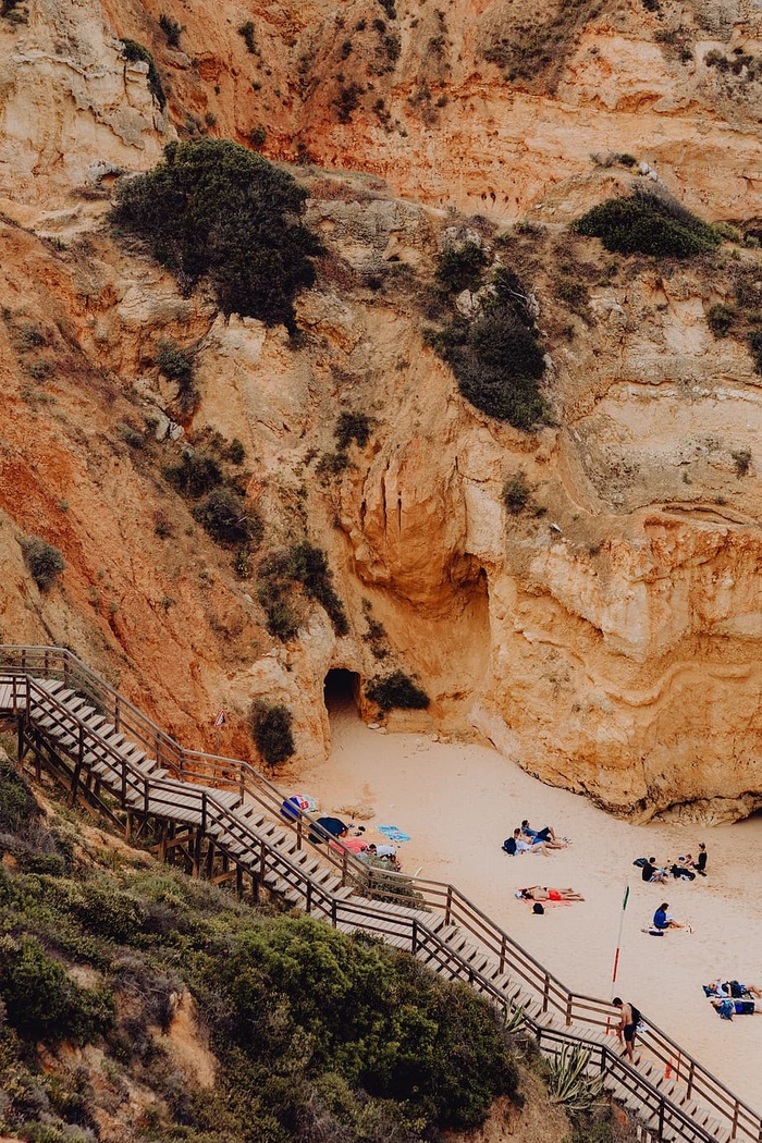 葡萄牙阿尔加维拉各斯的卡米洛海滩（Praia do Camilo）