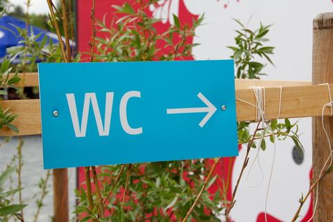 厕所，厕所标志，箭头，方向，厕所，便笺，村庄，盾牌