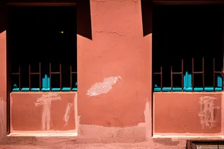 墙，第比利斯，格鲁吉亚，砖，艺术，混凝土，家居装饰，窗户