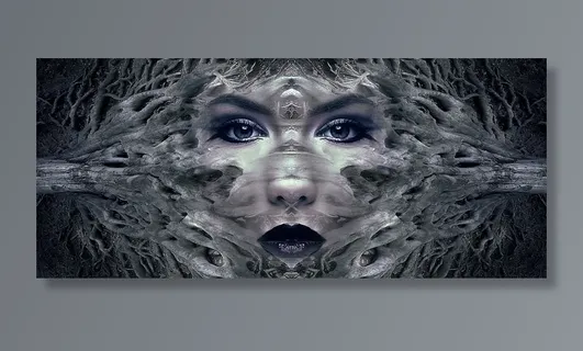幻觉摄影,女人,脸,幻想,肖像,神秘,女性,森林 幻觉摄影,女人,脸,幻想,肖像,神秘,女性,森林