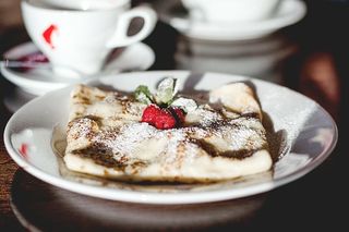 早餐、食物、盘子、食物和饮料、水果、浆果、新鲜度、草莓