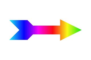 箭头，间断，符号，图形，图像，形状，图形，前进