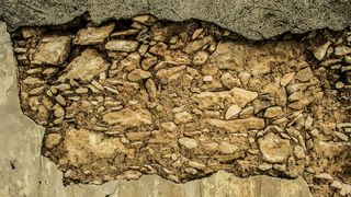 墙体、破坏、损坏、风化、土坯、塞浦路斯、木棉、纹理