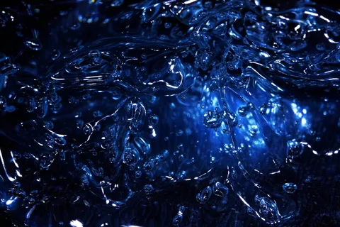 蓝色和黑色的水数字壁纸 蓝色和黑色的水数字壁纸